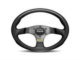 Momo TEA30BK0B Team 300 mm Leather Steering Wheel